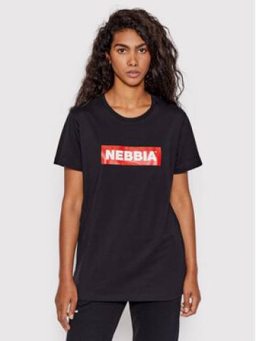 NEBBIA Футболка 592 Чорний Regular Fit NEBBIA Футболка 592 Чорний Regular Fit