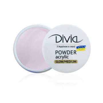 Акриловая пудра для ногтей Divia Acrylic Powder Slow/Medium, AS07 True Pink, 8 г (Di1806) Акриловая пудра для ногтей Divia Acrylic Powder Slow/Medium, AS07 True Pink, 8 г (Di1806)