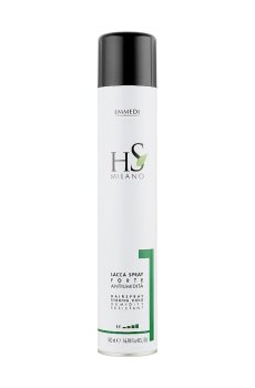 Уценка! Лак для волос HS Milano 1 Hairspray Strong Hold сильной фиксации, 500 мл
