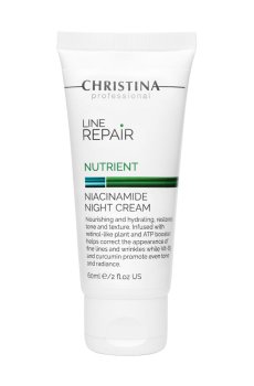 Ночной крем для лица Christina Line Repair Nutrient Niacinamide Night Cream с ниацинамидом, 60 мл