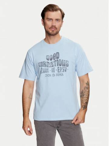 Jack&Jones Футболка Jprbluhippy 12255860 Голубий Regular Fit Jack&Jones Футболка Jprbluhippy 12255860 Голубий Regular Fit