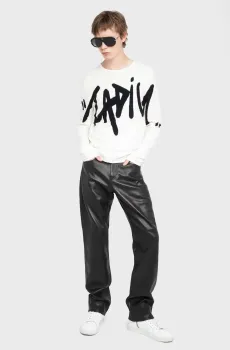 Мужской белый джемпер Teiss Белый M ZADIG&VOLTAIRE KMSW01780_ECRU