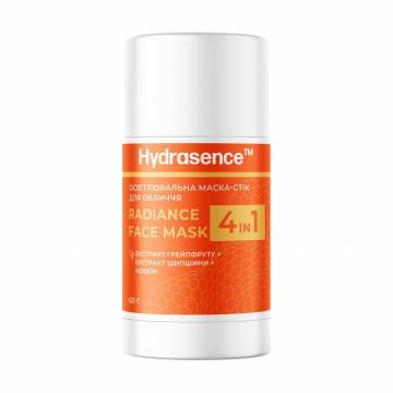 Осветляющая маска-стик для лица 4 в 1 Hydrasence Radiance Face Mask 4 In 1, 60 г Осветляющая маска-стик для лица 4 в 1 Hydrasence Radiance Face Mask 4 In 1, 60 г