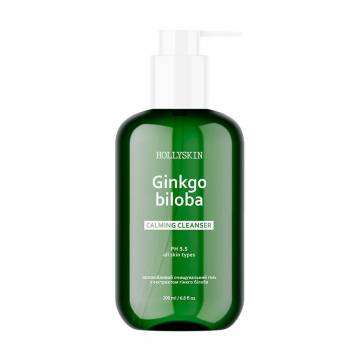 Успокаивающий очищающий гель для умывания Hollyskin Ginkgo Biloba Calming Cleanser с экстрактом гинкго билоба, 200 мл Успокаивающий очищающий гель для умывания Hollyskin Ginkgo Biloba Calming Cleanser с экстрактом гинкго билоба, 200 мл