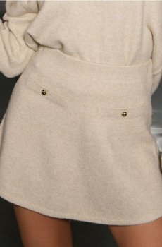 Мініспідниця - бежевий