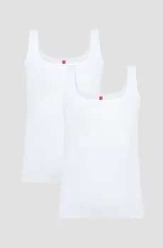 Женская белая майка (2 шт) Белый XS HUGO 50469682;100