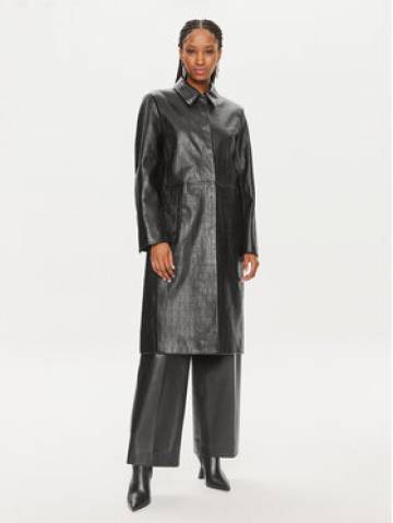 Calvin Klein Демісезонний плащ K20K207081 Чорний Oversize Calvin Klein Демісезонний плащ K20K207081 Чорний Oversize