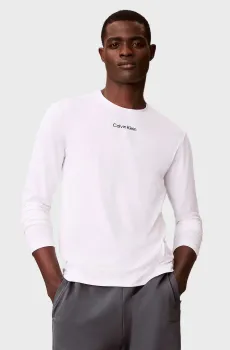Мужской белый лонгслив LS TEE Белый XL Calvin Klein LVGMF5K200