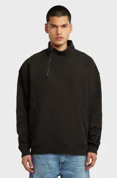 Мужская черная спортивная кофта Fabric Черный S G-Star RAW D27086,E124