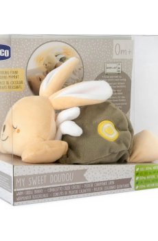 Мягкая игрушка-грелка Chicco Теплый зайчонок Dou Dou, с рождения (12161.00)