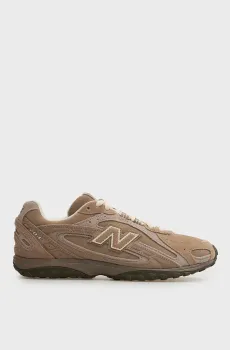 Бежевые замшевые кроссовки 204L Коричневый 7 New Balance U204LMMA