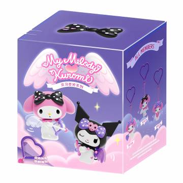 Брелок-сюрприз Pop Top Kuromi and My Melody Милі крильця (24MDL-003) Брелок-сюрприз Pop Top Kuromi and My Melody Милі крильця (24MDL-003)