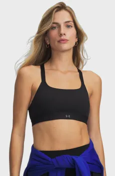 Женский черный топ Effortless Mid Черный L Under Armour 6013738-008