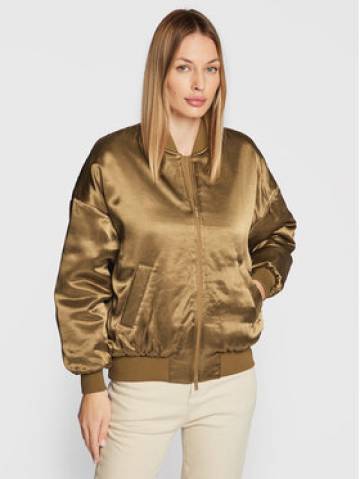 Max Mara Leisure Куртка бомбер Sierra 34860426 Коричневий Regular Fit Max Mara Leisure Куртка бомбер Sierra 34860426 Коричневий Regular Fit
