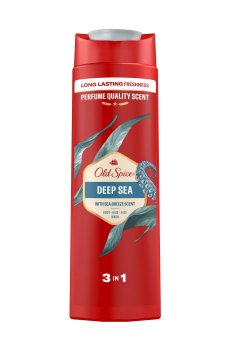 Мужской гель для душа + шампунь 3 в 1 OLD SPICE Deep Sea with Minerals, 400 мл