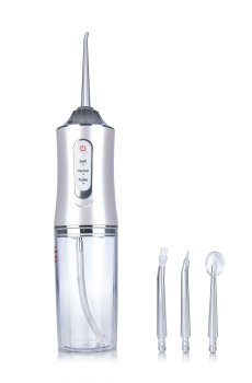 Портативный ирригатор для ротовой полости с 4 насадками, 220 мл (KRD-1948)