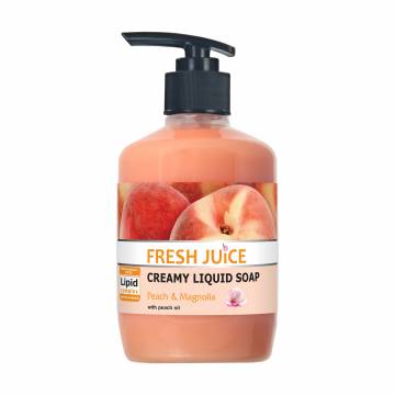 Жидкое крем-мыло Fresh Juice Персик и магнолия, с персиковым маслом, 460 мл Жидкое крем-мыло Fresh Juice Персик и магнолия, с персиковым маслом, 460 мл