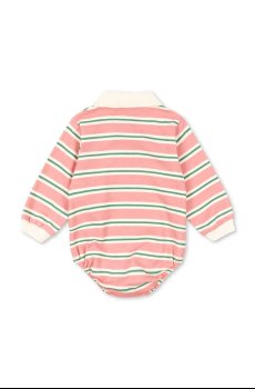 Детское боди из хлопка Konges Sløjd SPOTTY LS ROMPER GOTS