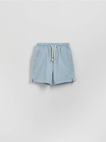 Reserved - Бавовняні шорти - блідо-блакитний - XZ768-05X
