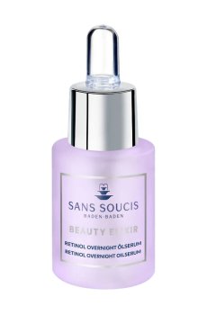 Ночная масляная сыворотка для лица Sans Soucis Beauty Elixir Retinol Overnight Oil Serum с ретинолом, 15 мл