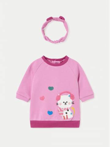 Mayoral Повсякденна сукня 2812 Рожевий Regular Fit Mayoral Повсякденна сукня 2812 Рожевий Regular Fit