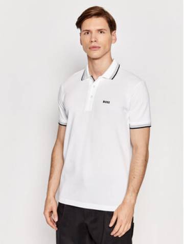 Boss Поло Paddy 50469055 Білий Regular Fit Boss Поло Paddy 50469055 Білий Regular Fit