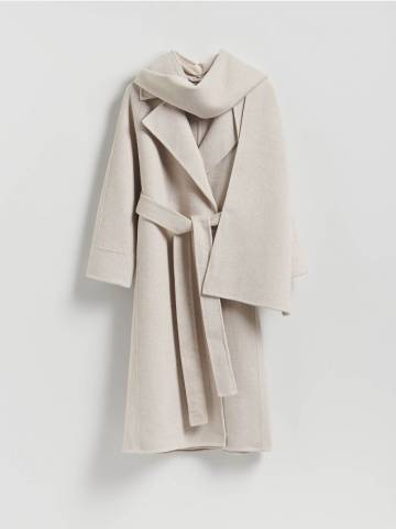Reserved - LADIES` COAT - нюдовий - 744HD-02M Reserved - LADIES` COAT - нюдовий - 744HD-02M