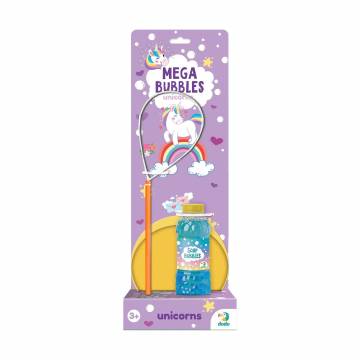 Мыльные пузыри DoDo Mega Bubbles Единорожки, с тарелкой, от 3 лет, 450 мл (500118) Мыльные пузыри DoDo Mega Bubbles Единорожки, с тарелкой, от 3 лет, 450 мл (500118)
