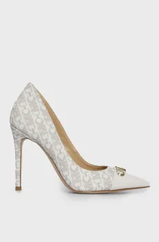 Женские белые лодочки с узором PARKER Белый 39 Michael Kors 40H3PKHP1B