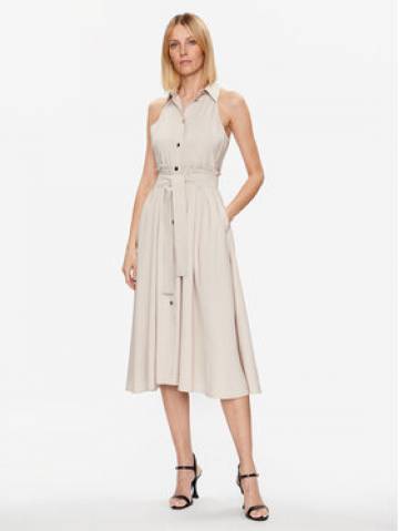 Liu Jo Сукня-сорочка CA3348 T2508 Бежевий Regular Fit Liu Jo Сукня-сорочка CA3348 T2508 Бежевий Regular Fit