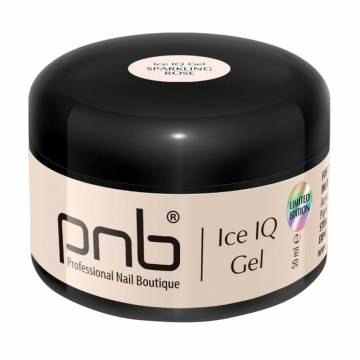 Низкотемпературный гель для ногтей PNB UV/LED Ice IQ Gel, Sparkling Rose, 50 мл Низкотемпературный гель для ногтей PNB UV/LED Ice IQ Gel, Sparkling Rose, 50 мл