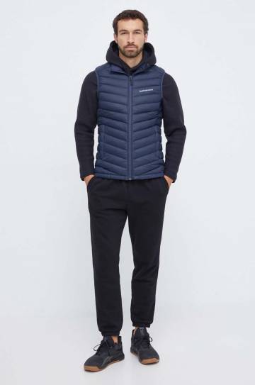 Кофта Peak Performance мужская цвет чёрный с капюшоном однотонная Кофта Peak Performance мужская цвет чёрный с капюшоном однотонная