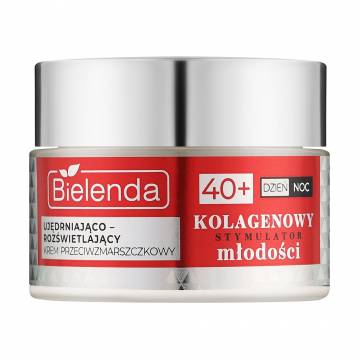 Укрепляющий и осветляющий крем для лица Bielenda Collagen Youth Stimulator Cream 40+ против морщин, 50 мл Укрепляющий и осветляющий крем для лица Bielenda Collagen Youth Stimulator Cream 40+ против морщин, 50 мл