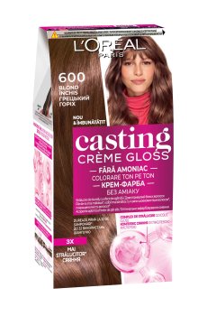 Безаммиачная краска для волос LOreal Paris Casting Creme Gloss 600 Грецкий орех, 180 мл