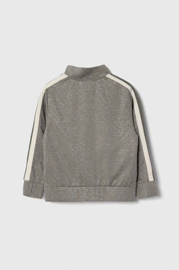 Детская кофта Emporio Armani цвет серый узор Детская кофта Emporio Armani цвет серый узор