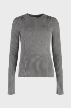 Женский серый джемпер TWO TONE RIB SLIM Серый M Calvin Klein K20K207276