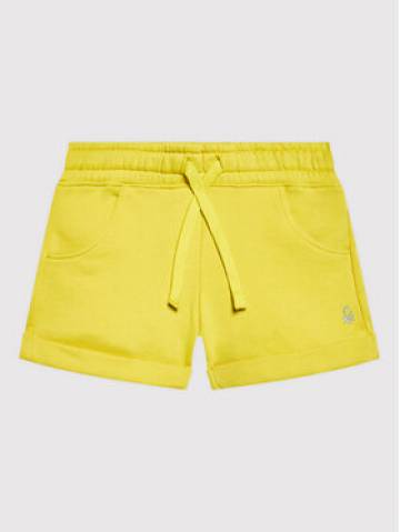 United Colors Of Benetton Спортивні шорти 3J68I0973 Жовтий Regular Fit United Colors Of Benetton Спортивні шорти 3J68I0973 Жовтий Regular Fit