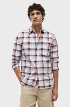 Мужская рубашка в клетку HERITAGE Разноцветный XL Tommy Hilfiger MW0MW43306