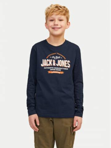 Jack&Jones Junior Блузка Logo 12258882 Cиній Regular Fit Jack&Jones Junior Блузка Logo 12258882 Cиній Regular Fit