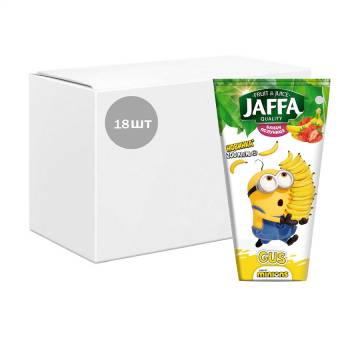 Детский сок JAFFA Minions Gus Банан и клубника, 18*200 мл Детский сок JAFFA Minions Gus Банан и клубника, 18*200 мл