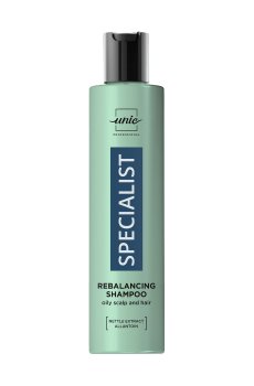Восстанавливающий шампунь Unic Specialist Rebalancing Shampoo для жирной кожи головы и волос, 300 мл
