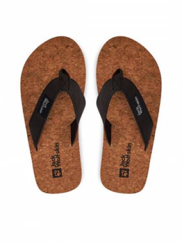 Jack Wolfskin Вєтнамки Ecostride 2 Slipper W 4051931 Чорний Jack Wolfskin Вєтнамки Ecostride 2 Slipper W 4051931 Чорний
