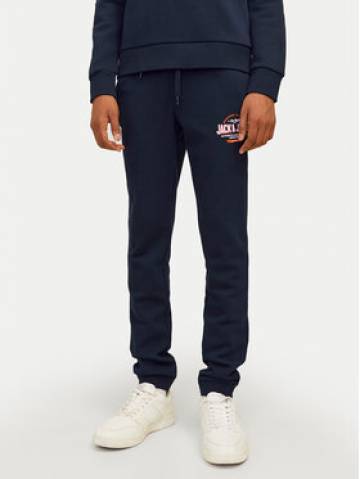 Jack&Jones Junior Спортивні штани Logo 12258851 Cиній Slim Fit Jack&Jones Junior Спортивні штани Logo 12258851 Cиній Slim Fit