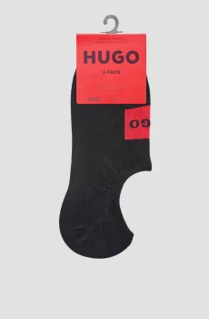 Мужские черные следы (2 пары) Черный 35-38 HUGO 50468123;001