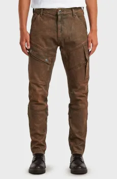 Мужские коричневые джинсы Airblaze 3D Skinny Коричневый 33-34 G-Star RAW D16129,D497