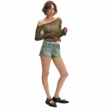 Cropp - Джинсові шорти - темно-синій Cropp - Джинсові шорти - темно-синій