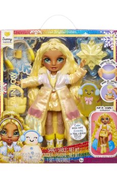 Детская кукла Rainbow High Winter Wonderland Санни, с аксессуарами, 28 см, от 4 лет (120858)