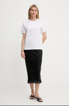 Хлопковая футболка BOSS Ekaria