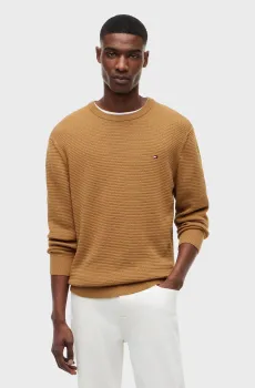 Мужской бежевый джемпер SEASONAL Бежевый XL Tommy Hilfiger MW0MW42799