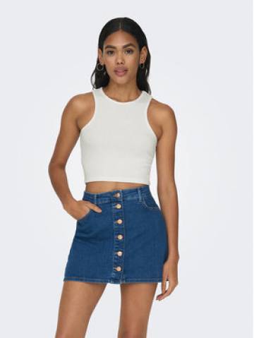 ONLY Топ 15289846 Білий Cropped Fit ONLY Топ 15289846 Білий Cropped Fit